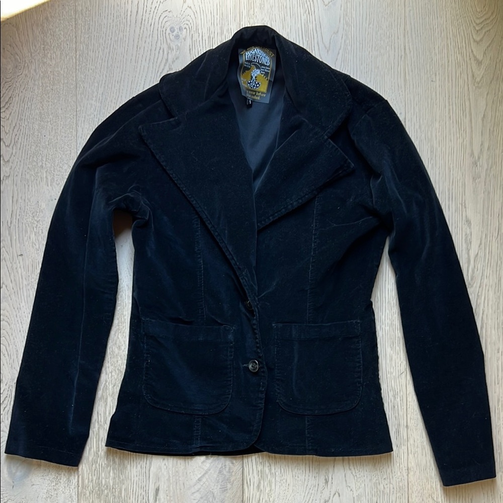 Sugarhigh Lovestoned Velvet After Midnight Blazer